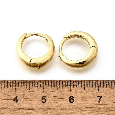 Brass Chunky Hoop Earrings for Women LS-EJEW-G297-20G-1