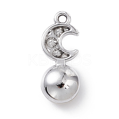 Alloy Rhinestone Pendants PALLOY-P287-18P-02-1