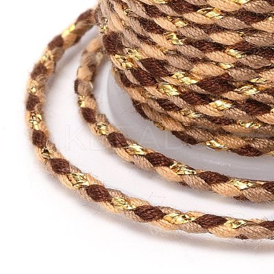 4-Ply Polycotton Cord with Metallic Thread OCOR-Z003-D39-1