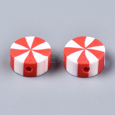 Handmade Polymer Clay Beads X-CLAY-N011-019A-1