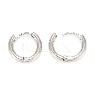 Tarnish Resistant 202 Stainless Steel Huggie Hoop Earrings A-EJEW-O087-06F-P-1