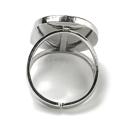 304 Stainless Steel Open Cuff Rings RJEW-C079-19P-1