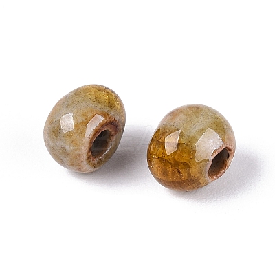 Handmade Crackle Porcelain Beads PORC-Q008-06A-11-1
