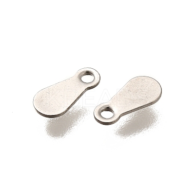 304 Stainless Steel Stamping Blank Tag Charms STAS-F311-04P-02-1