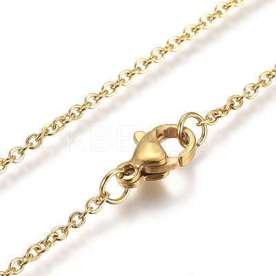 304 Stainless Steel Pendant Necklaces X-NJEW-F275-19G-1
