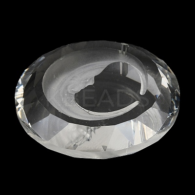 Transparent Glass Pendants GLAA-F118-06-1