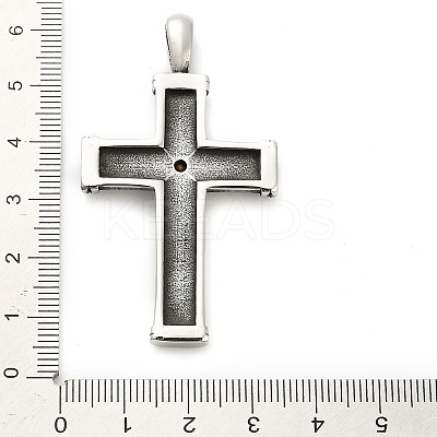 316 Surgical Stainless Steel Pendants STAS-A123-12AS-1