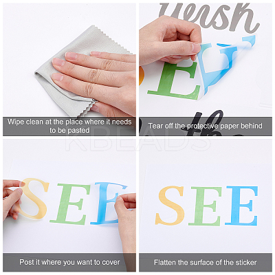 PVC Wall Stickers DIY-WH0228-698-1