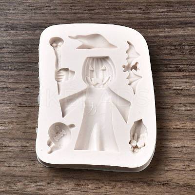 DIY Halloween Ornament Food Grade Silicone Statue Molds LS-DIY-G054-A01-1