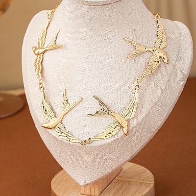 Alloy Link Chain Necklaces WG26FD1-01-1