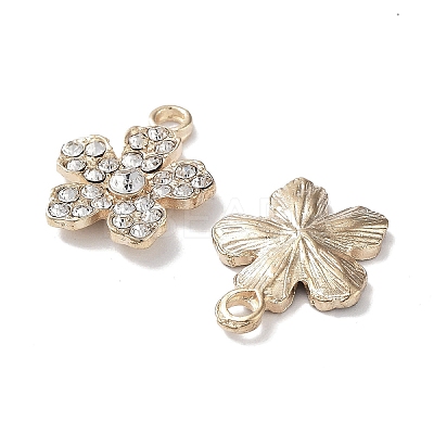 Alloy with Crystal Rhinestone Pendants FIND-C042-04G-1