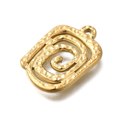 PVD Vacuum Plating 201 Stainless Steel Pendants STAS-C111-01A-G-1