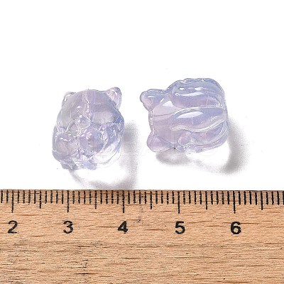 Transparent Glass Beads GLAA-D025-06J-1