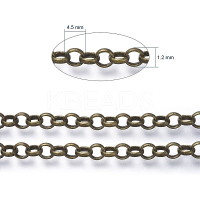 Brass Rolo Chains CHC-S008-002A-AB-1