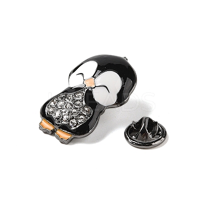 Zinc Alloy Rhinestone Brooches JEWB-E037-02B-06-1