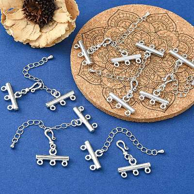 Brass Chain Extender and Lobster Claw Clasps KK-E259-N-NR-1