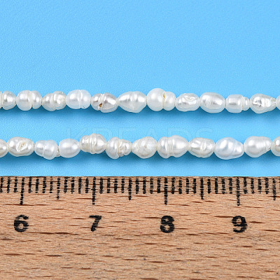 Natural Cultured Freshwater Pearl Beads Strands PEAR-N012-02X-1