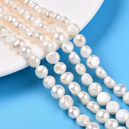Natural Cultured Freshwater Pearl Beads Strands LS-PEAR-N014-07J-1