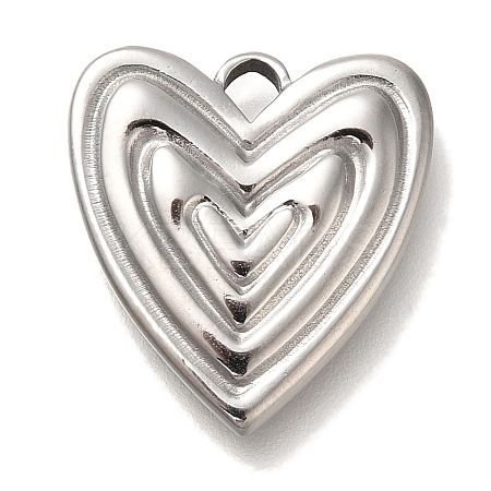 Anti-Tarnish 304 Stainless Steel Pendants STAS-P371-096B-P-1