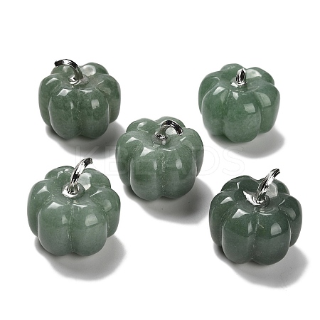 Natural Green Aventurine Bell Pepper Figurines G-Q190-02P-03-1