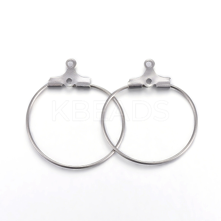Tarnish Resistant 304 Stainless Steel Pendants STAS-F191-09P-A-1