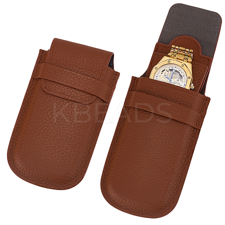 1Pc Leather Single Watch Gift Envelope Bags ABAG-ME0001-06-1
