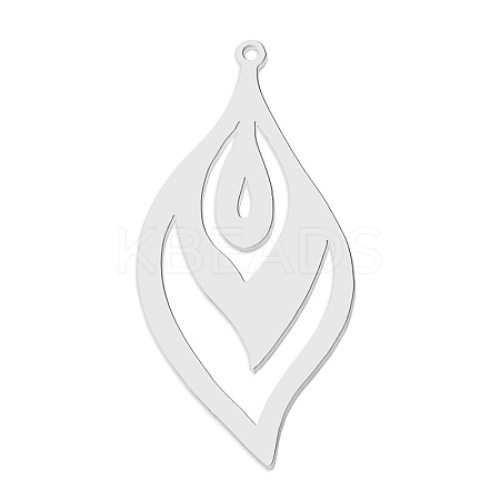 Non-Tarnish 201 Stainless Steel Pendants STAS-S105-LA798-1-1