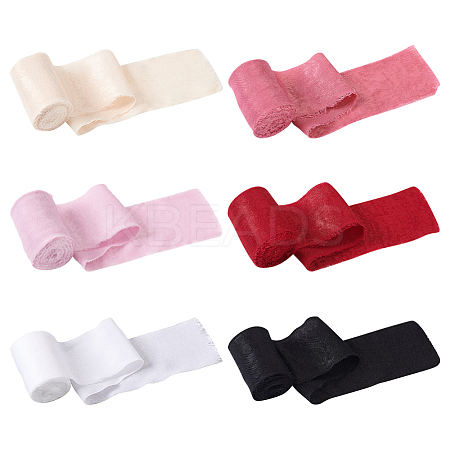 6 Rolls 6 Colors Polyester Ribbons OCOR-BC0006-36B-1
