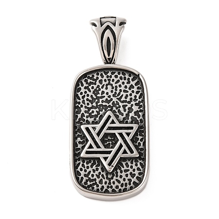316 Surgical Stainless Steel Big Pendants STAS-Z073-56AS-01-1