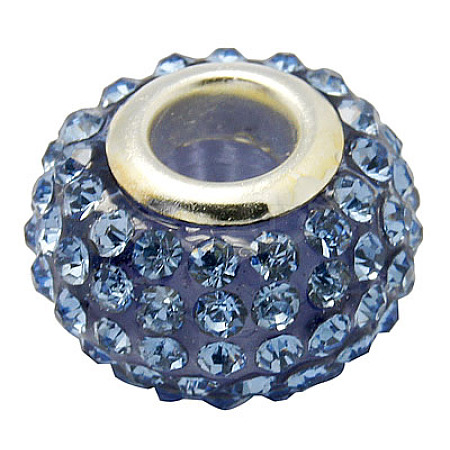 Resin Rhinestone Beads CPDL-H001-10x7mm-1-1
