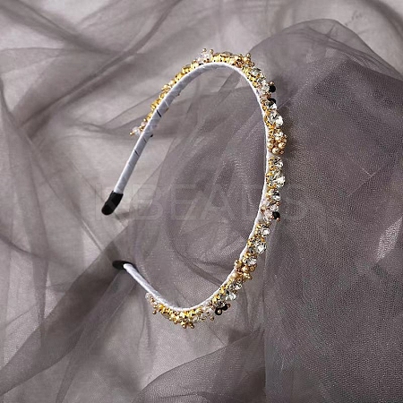 Shiny Elegant Glass Hair Bands PW-WG75179-16-1