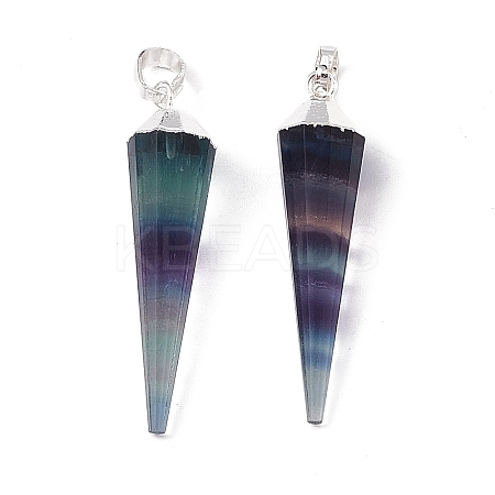Natural Fluorite Pendants LS-G-L479-44S-1