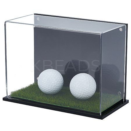Acrylic & Magnet & Plastic Display Box ODIS-WH0061-81-1
