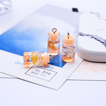 Glass Pendants LS-GLAA-WH0022-59D-1