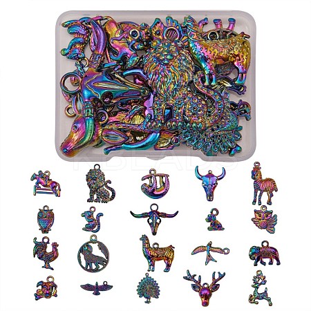 20 Pcs Animal Themed 316L Surgical Stainless Steel Pendants JX099A-1