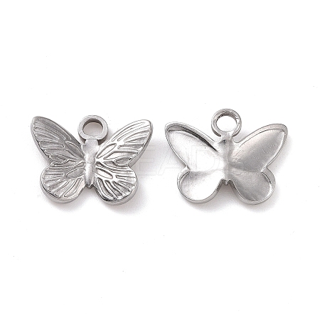 Non-Tarnish 304 Stainless Steel Charms STAS-C059-04P-1