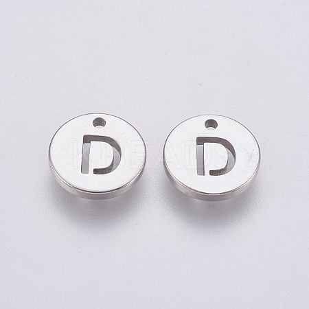 Non-Tarnish 304 Stainless Steel Charms STAS-P212-15P-09-1
