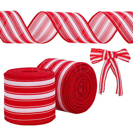 Burlap Ribbons SRIB-WH0011-384A-1