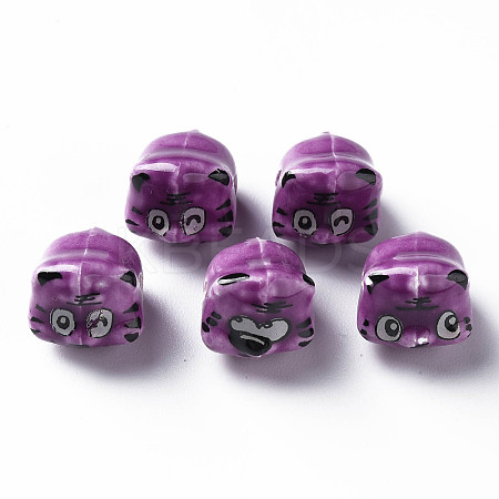 Handmade Porcelain Beads PORC-T007-20D-1