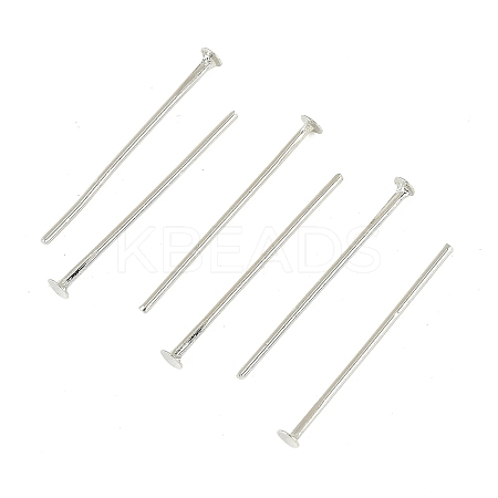 SHEGRACE Brass Flat Head Pins XGR0084P-32P-1