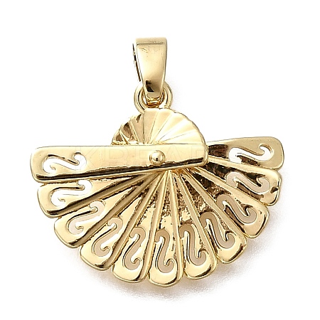 Brass Pendants KK-P336-32G-1