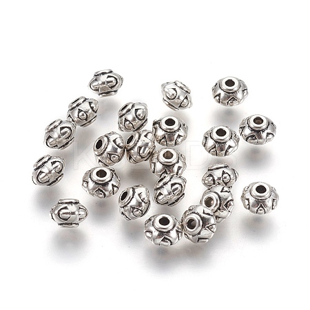 Tibetan Style Spacer Beads LS-TIBEB-A24612-AS-FF-1