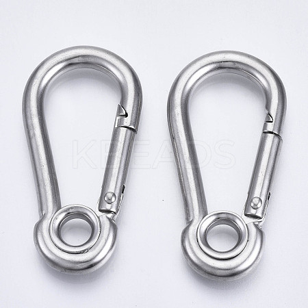Tarnish Resistant 304 Stainless Steel Rock Climbing Carabiners STAS-N087-23A-01-1