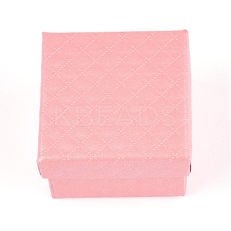 Square Cardboard Ring Boxes LS-X1-CBOX-S020-02-1