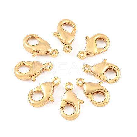 SHEGRACE Brass Lobster Claw Clasps XGR0010G-04G-1