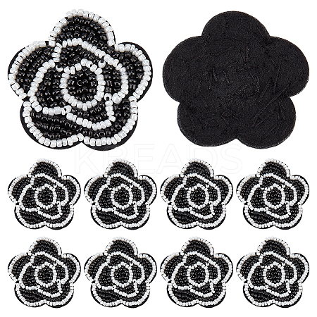 10Pcs Flower Cloth Ornament Accessories DIY-GA0009-21-1