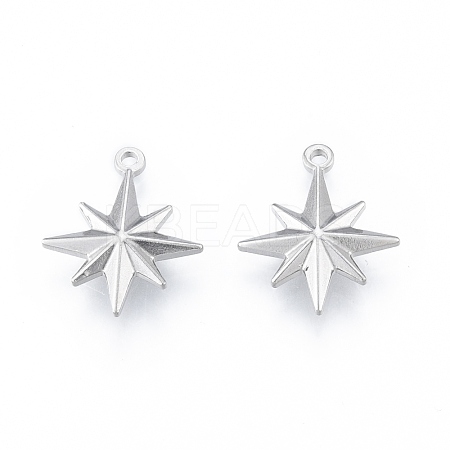 Non-Tarnish 304 Stainless Steel Pendants STAS-N097-256P-1