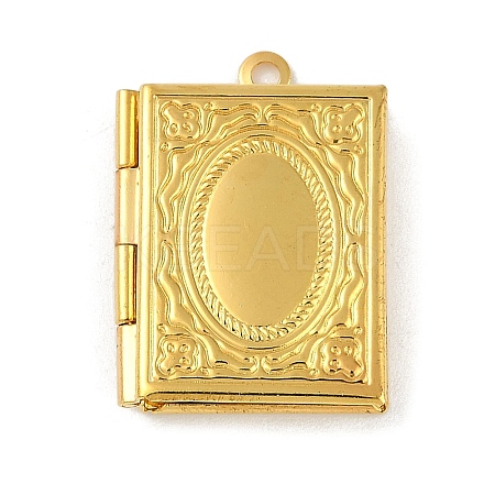Brass Locket Pendants for Teachers' Day LS-KK-M041-07G-1