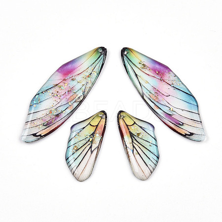 Epoxy Resin Pendants RESI-T057-27E-1