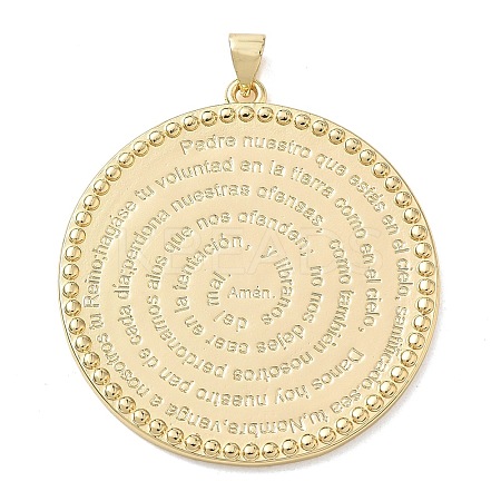 Brass Pendants KK-CBA5585-03G-1